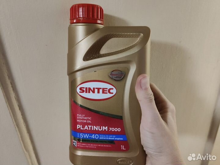 Масло sintec 5w40 1л