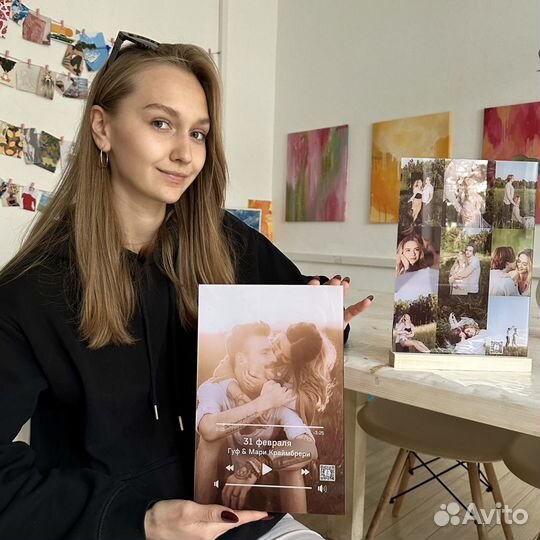 Витраж с фото / Подарок