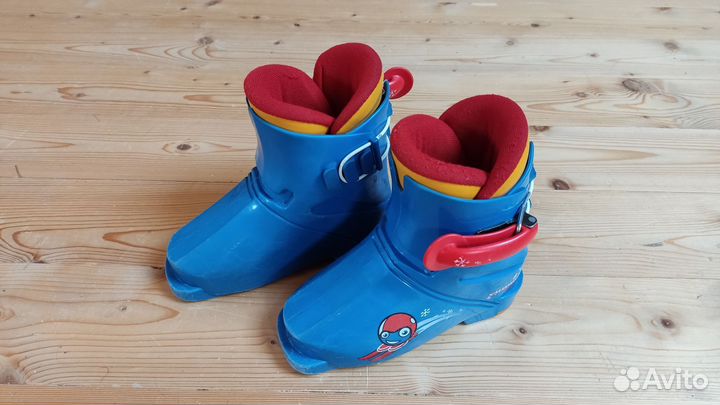 Горные лыжи детские 80 с ботинками 26