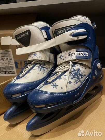 Коньки раздвижные 38 41 размер