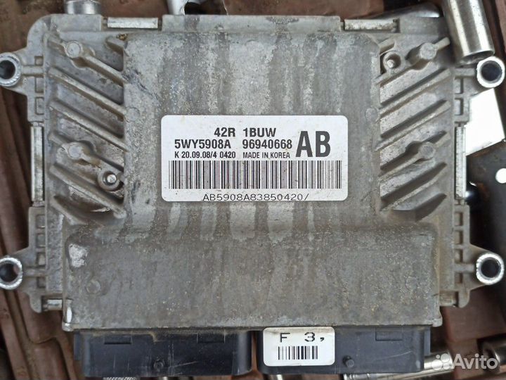 Блок управления двигателем daewoo nexia 1,6