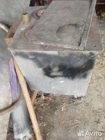 Печь буржуйка чугунная СССР