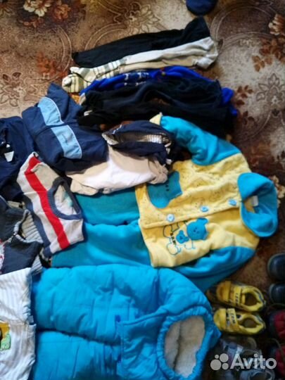 Детские вещи на мальчика от 60 см до 90 см с 6 мес