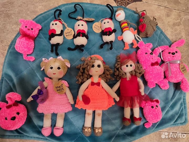 Брелочки и куклы ручной работы