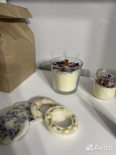 Свечи ручной работы, аромасаше ручной работы