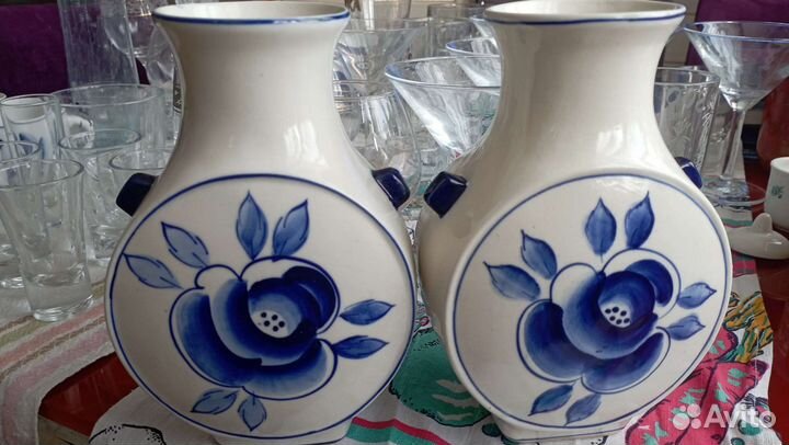 Посуда СССР Гжель