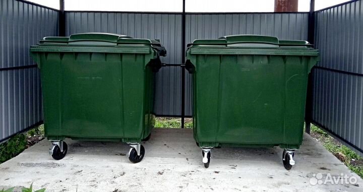 Пластиковый контейнер 1100л. Арт. 15090