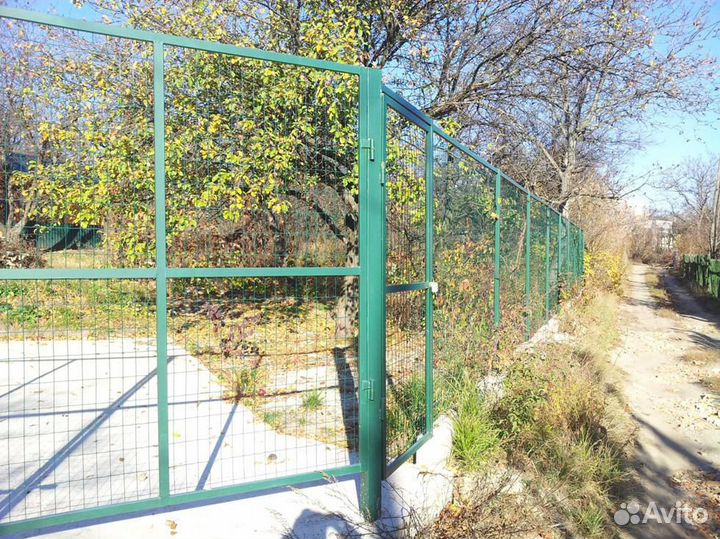 Забор из профнастила, 3Д забор, сетка сварная