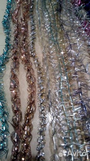 Новогодняя мишура СССР