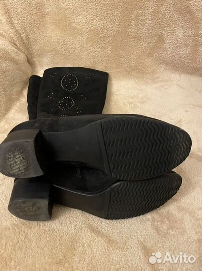 Сапоги зимние замшевые женские 39 размер