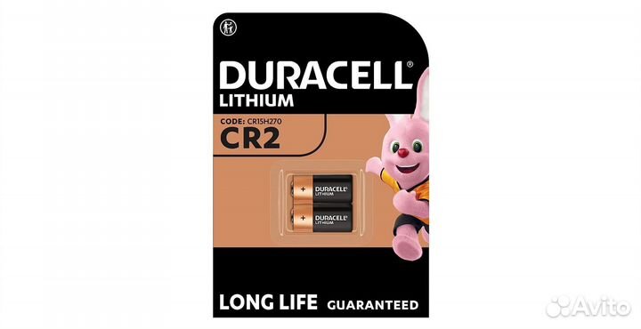Батарейки Duracell CR2 (3В) BL-2