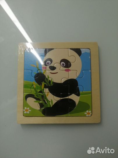 Новые деревянные детские пазлы в упаковке 10x10