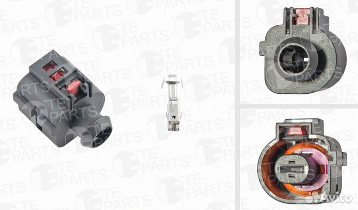 Корпус плоского разъема (стартер VAG) TE Parts