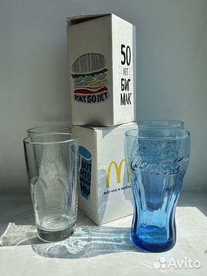 Стаканы Mcdonalds, Coca-cola. Новые