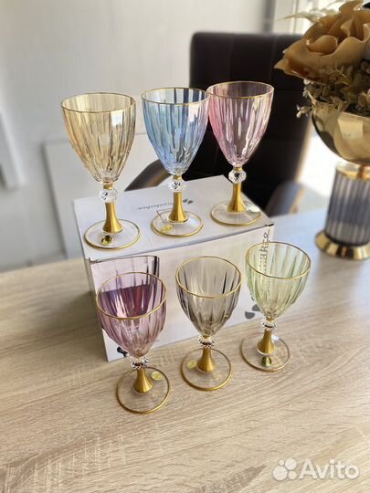 Фужеры турецкие новые 6шт