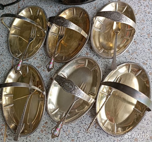 Лимонницы/ конфетницы мельхиор Таллин СССР