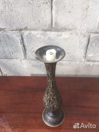 Подсвечник латунь