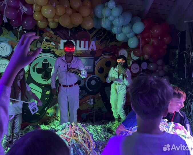 Бумажное шоу / Дискотека /Шоу серебряный дождь