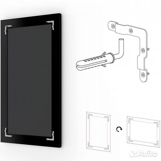 Зеркало Evoform Exclusive 156х66 BY 3569 с фацето