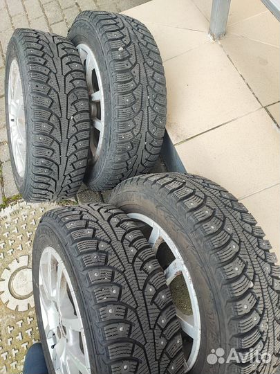 Литые диски с зимней резиной r 14