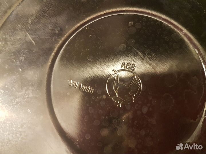 Чайник латунный никелированный Кольчугино СССР