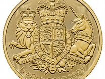 Золотая монета Великобритании "Королевский Герб (Ч