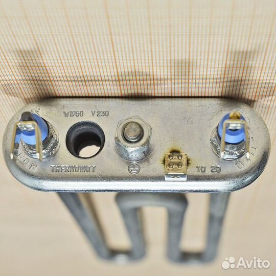 Тэн 1950W, прямой, 235 мм, с отверстием под датчик