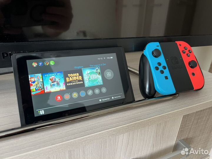 Игровая приставка Nintendo Switch прошитая