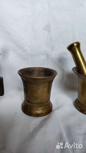 Ступка с пестиком бронза