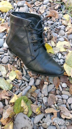 Ботинки женские кожанные