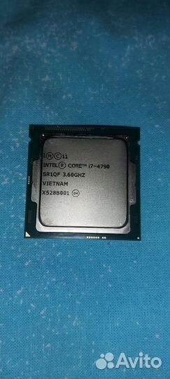 Материнская плата с процессором i7 4790