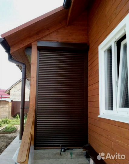 Гаражные секционные ворота рольставни