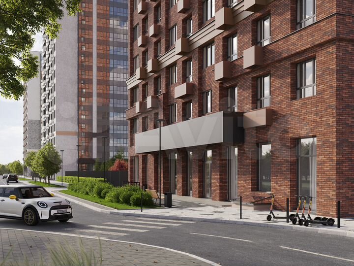 1-к. квартира, 22,9 м², 9/16 эт.