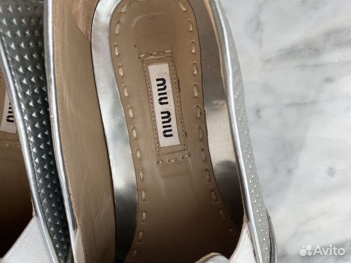 Слипоны Miu Miu оригинал 37