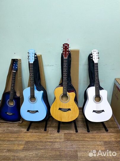 Гитары акустические, классические, укулеле и др