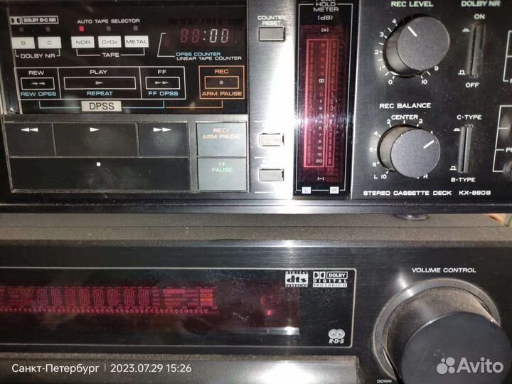 Кассетная дека kenwood KX-880(B)