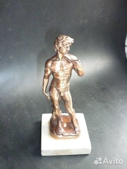 Статуэтка Давид (Микеланджело) бронза 17 см
