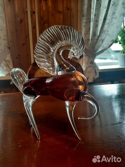 Статуэтка Конь Гусь-Хрустальный