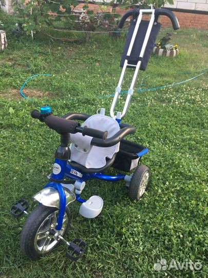 Велосипед с родительской ручкой