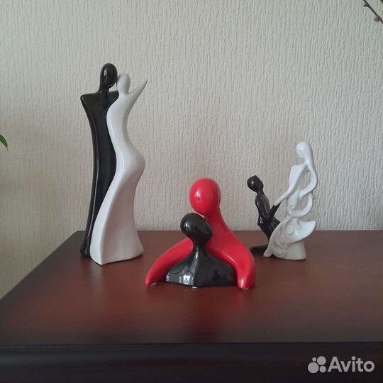 Статуэтки влюбленные, пары, силуэт