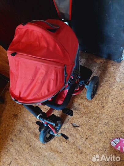 Велосипед с родительской ручкой