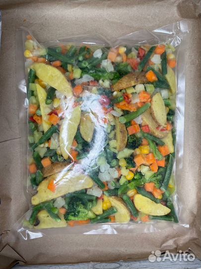 Овощи для жарки с луком замороженные