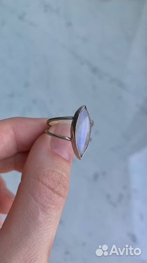 Серебряное кольцо ручной работы