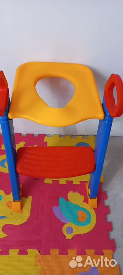 Детский коврик пазл и для унитаза накладка