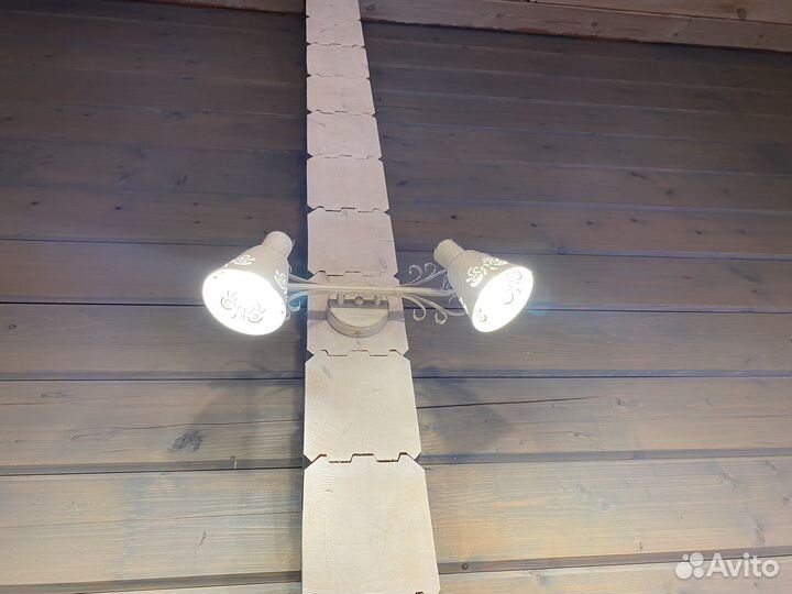 Светильники, металл, 3 шт