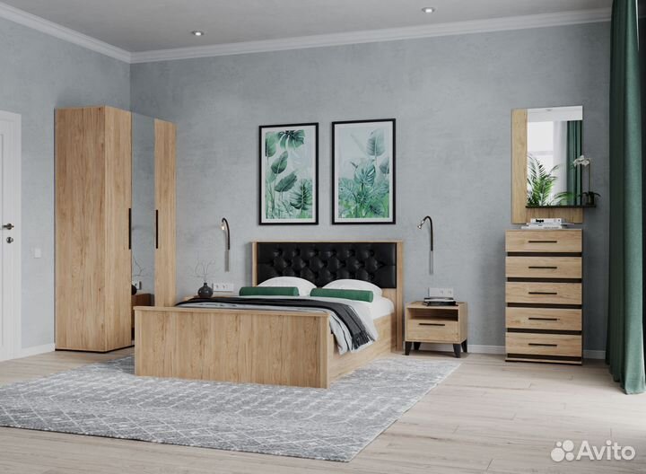 Зеркало с полкой современное