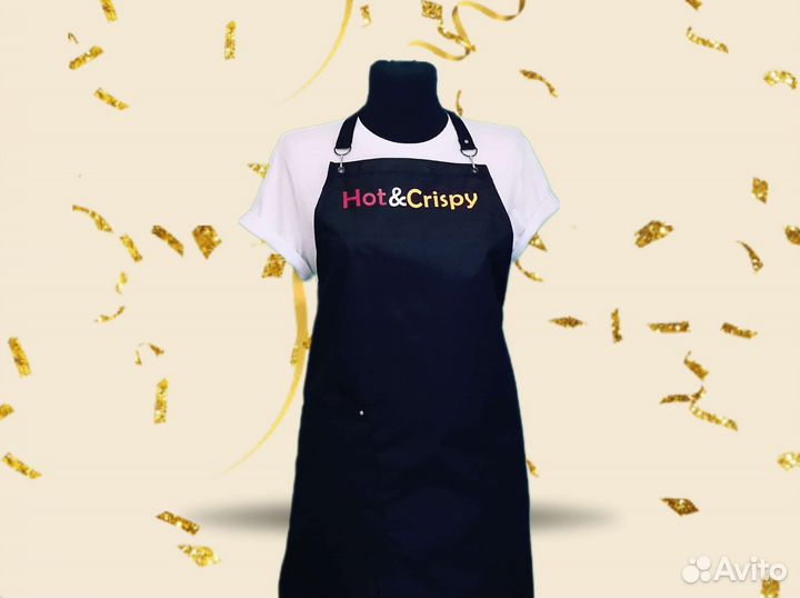 Фартук для кафе с логотипом