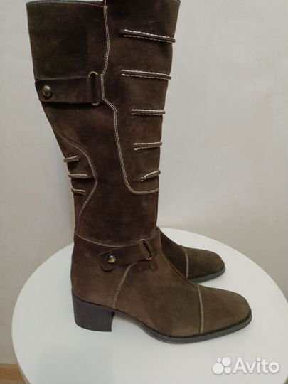 Сапоги деми по колено размер 37