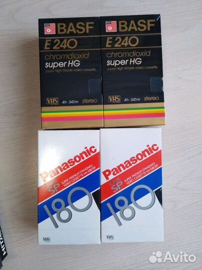10 VHS кассет basf chromdioxid из Берёзки