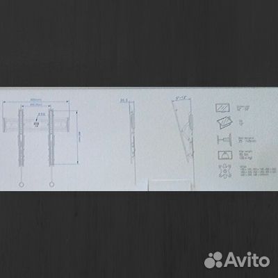 Кронштейны наклонный для тв 17